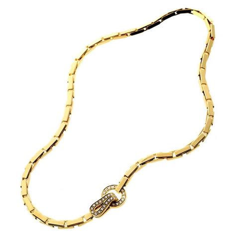 cartier men's necklace|men's diamond and gold necklace.